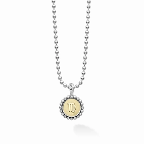 Signature Caviar Virgo Zodiac Charm Necklace