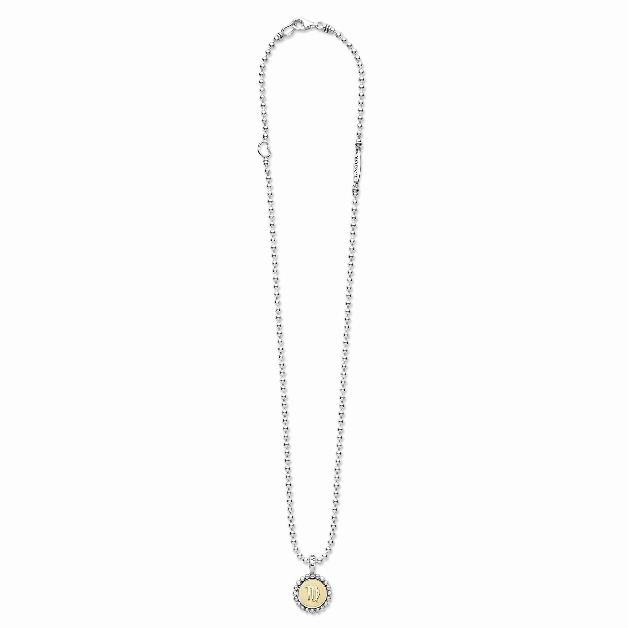 Signature Caviar Virgo Zodiac Charm Necklace