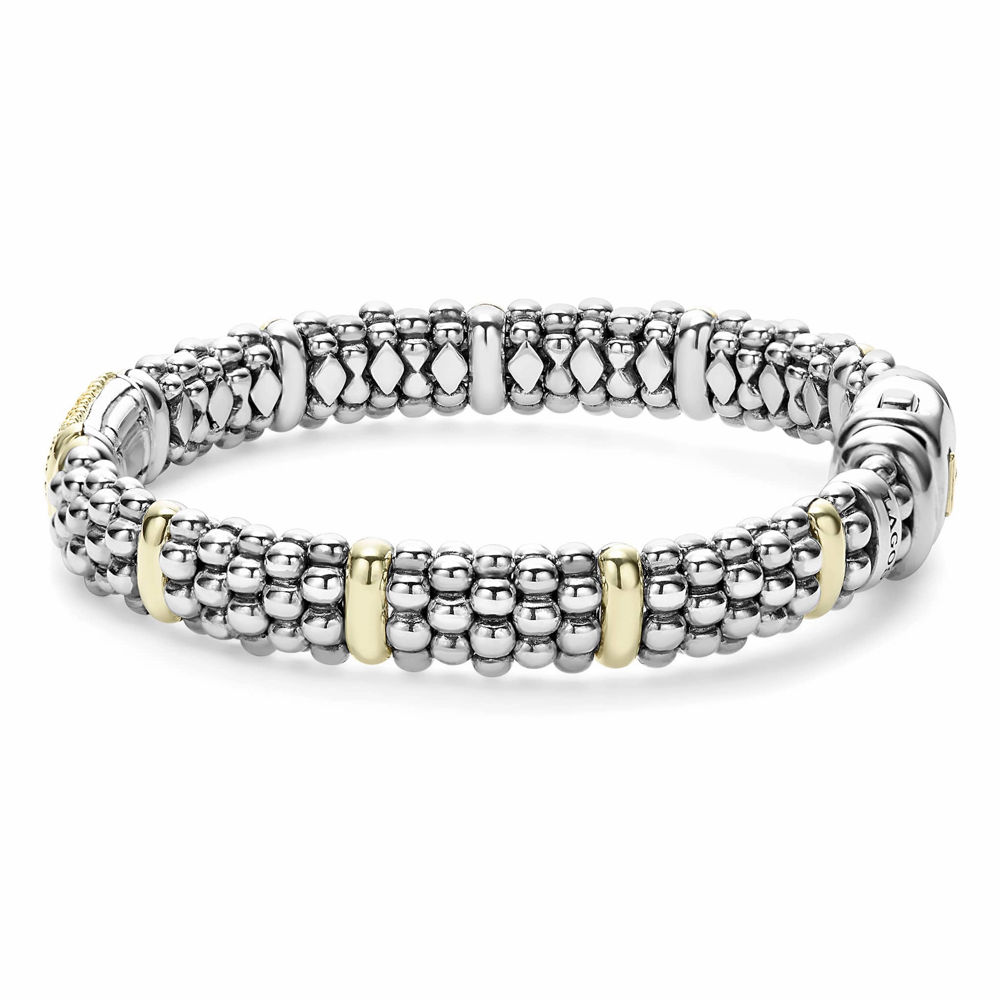 Signature Caviar Yellow Sapphire Caviar Bracelet | 9mm