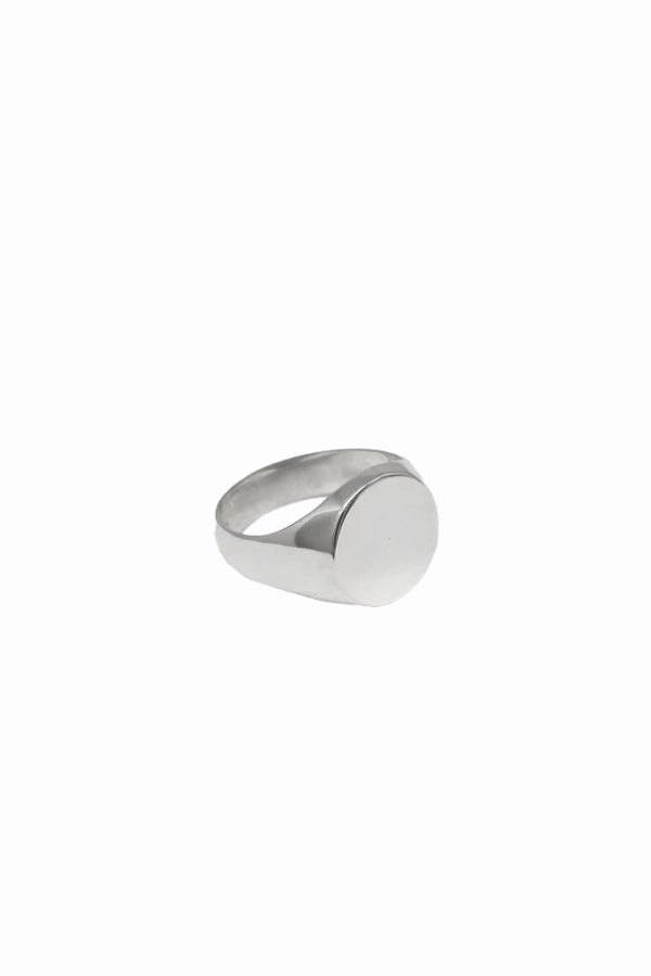 Signet Ring- Circle Silver