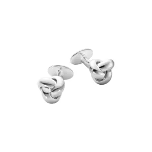 Silver Classic Knot Cufflinks