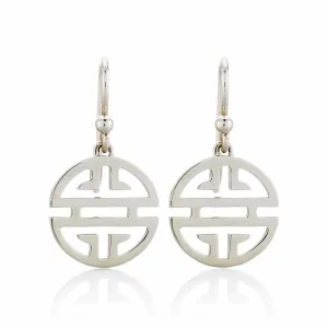Silver Shou Drop Earrings