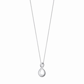 Silver Infinity Pendant Necklace