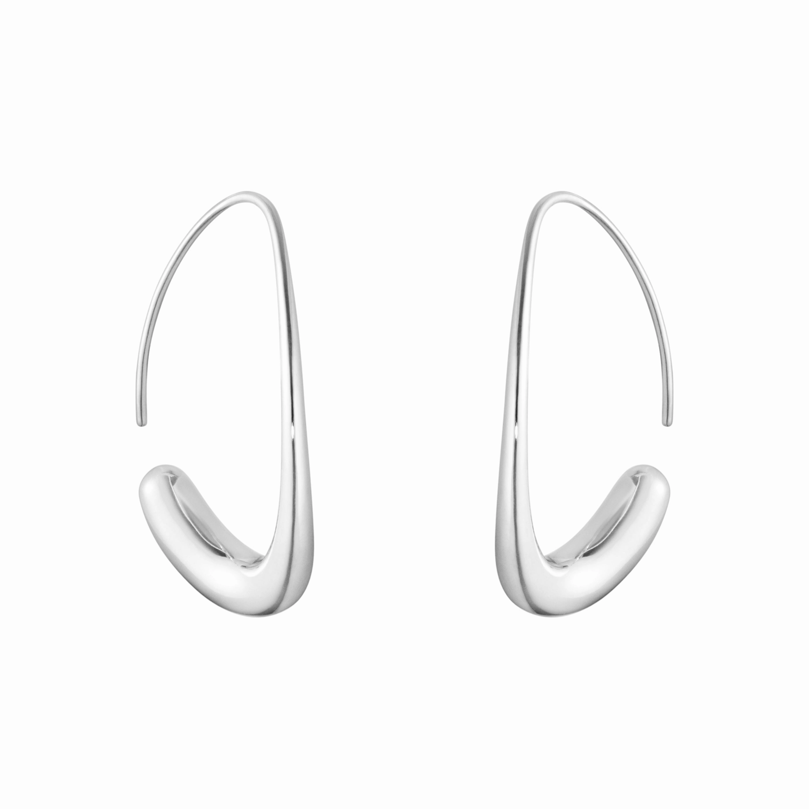 Silver Offspring Hoop Earrings