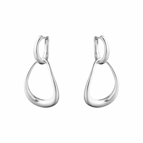 Silver Offspring Interlocked Earrings