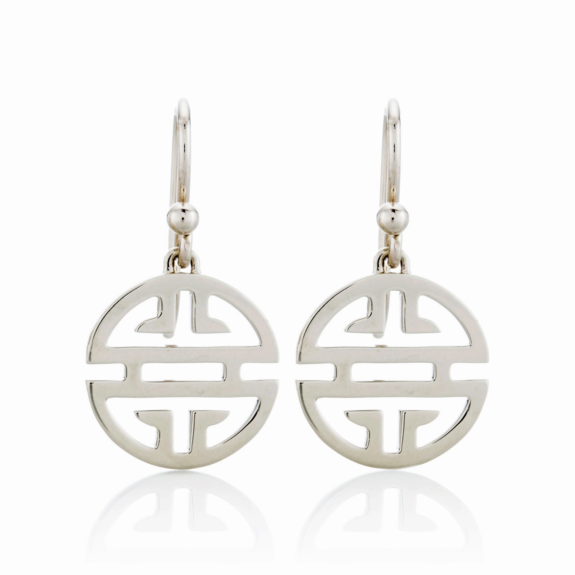 Silver Shou Drop Earrings