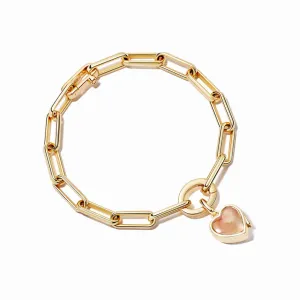 Single Heart Locket Bracelet