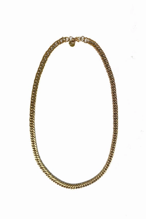 Small Cuban Gold Chain Necklace