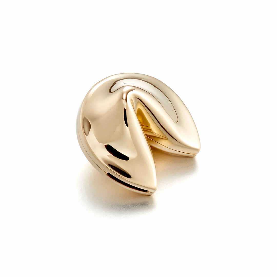 Small Gold Fortune Cookie Box