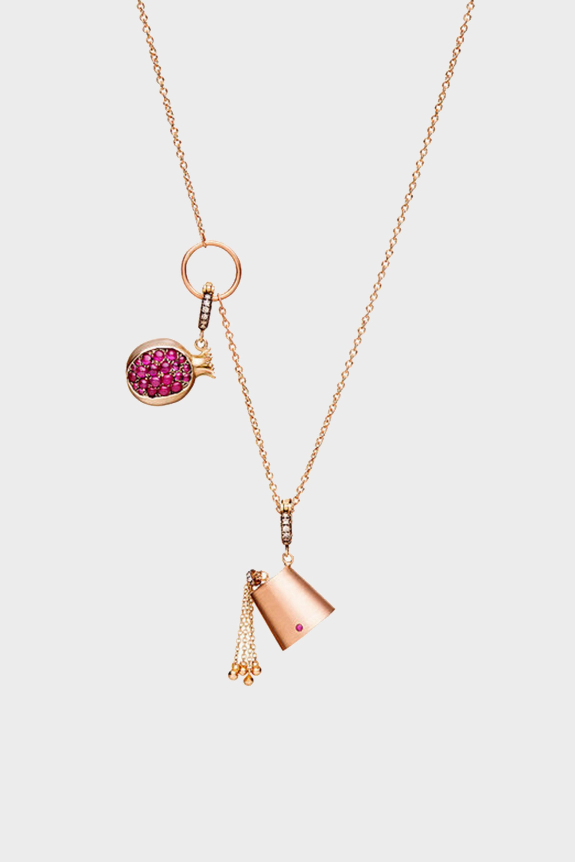 Small Pomegranate, Ruby & Diamonds