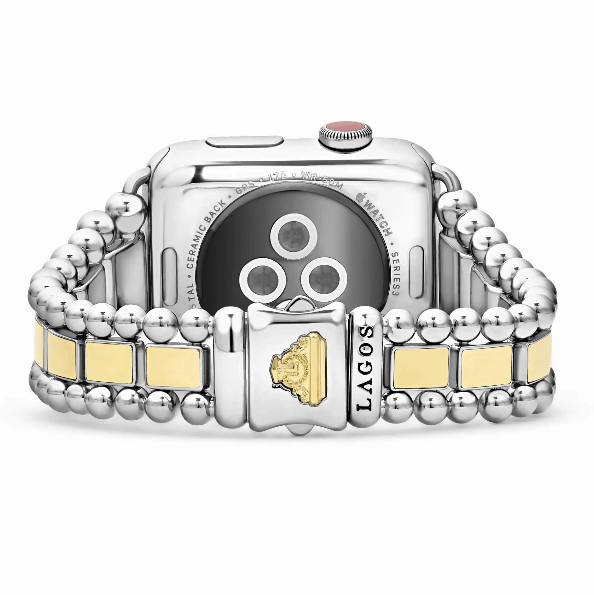 Smart Caviar 18K Gold and Stainless Steel Watch Bracelet-42-49mm