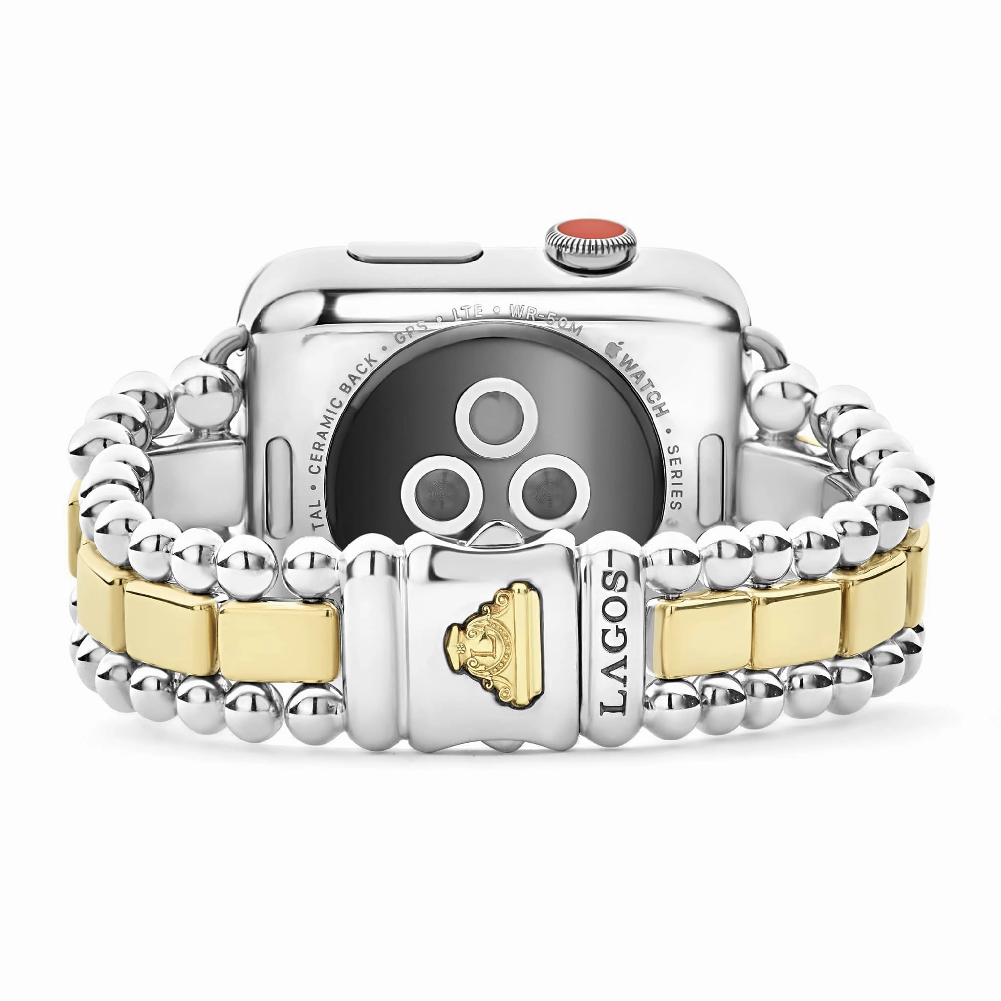 Smart Caviar 18K Gold and Sterling Silver Watch Bracelet-38-45mm