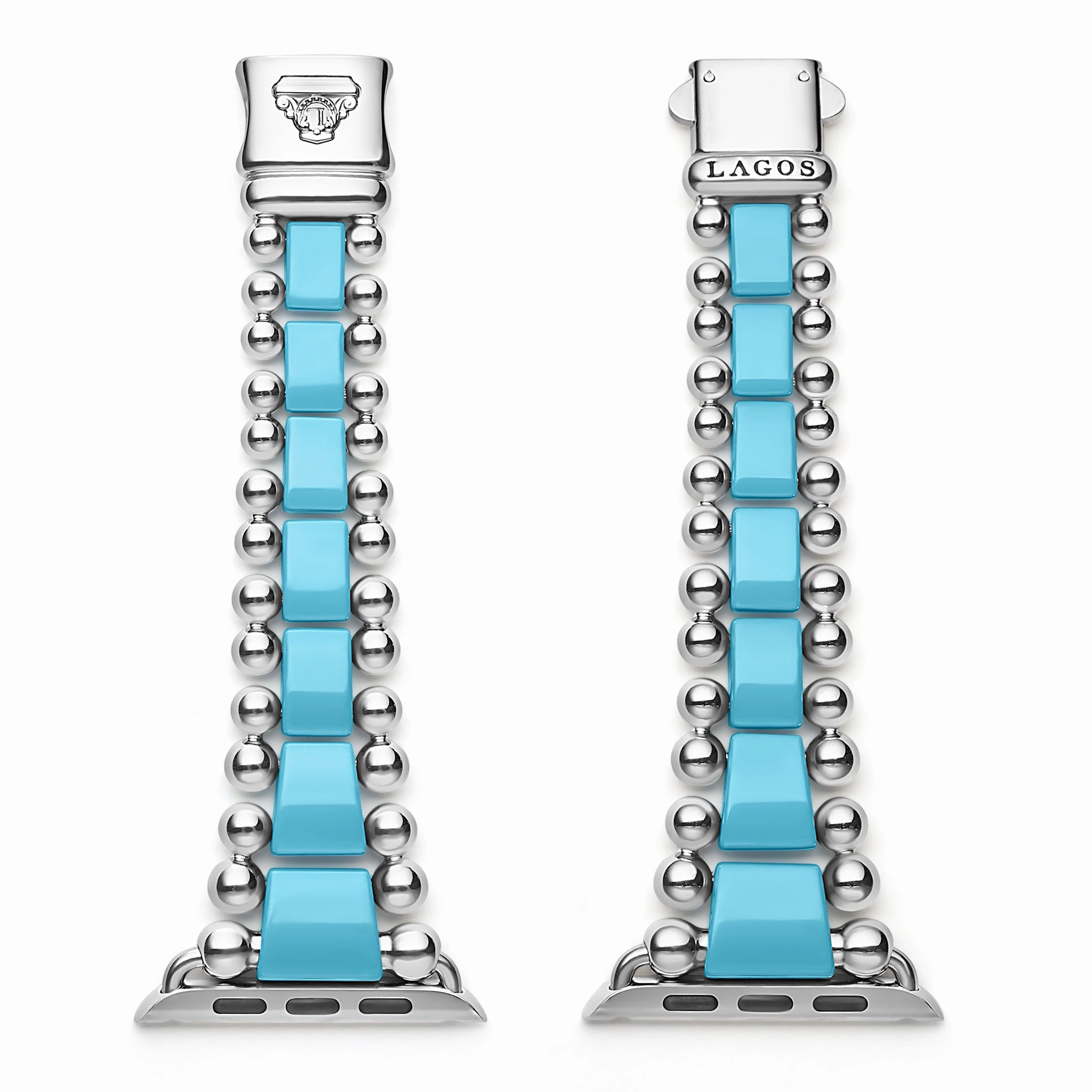 Smart Caviar Blue Ceramic and Stainless Steel Watch Bracelet-42-49mm