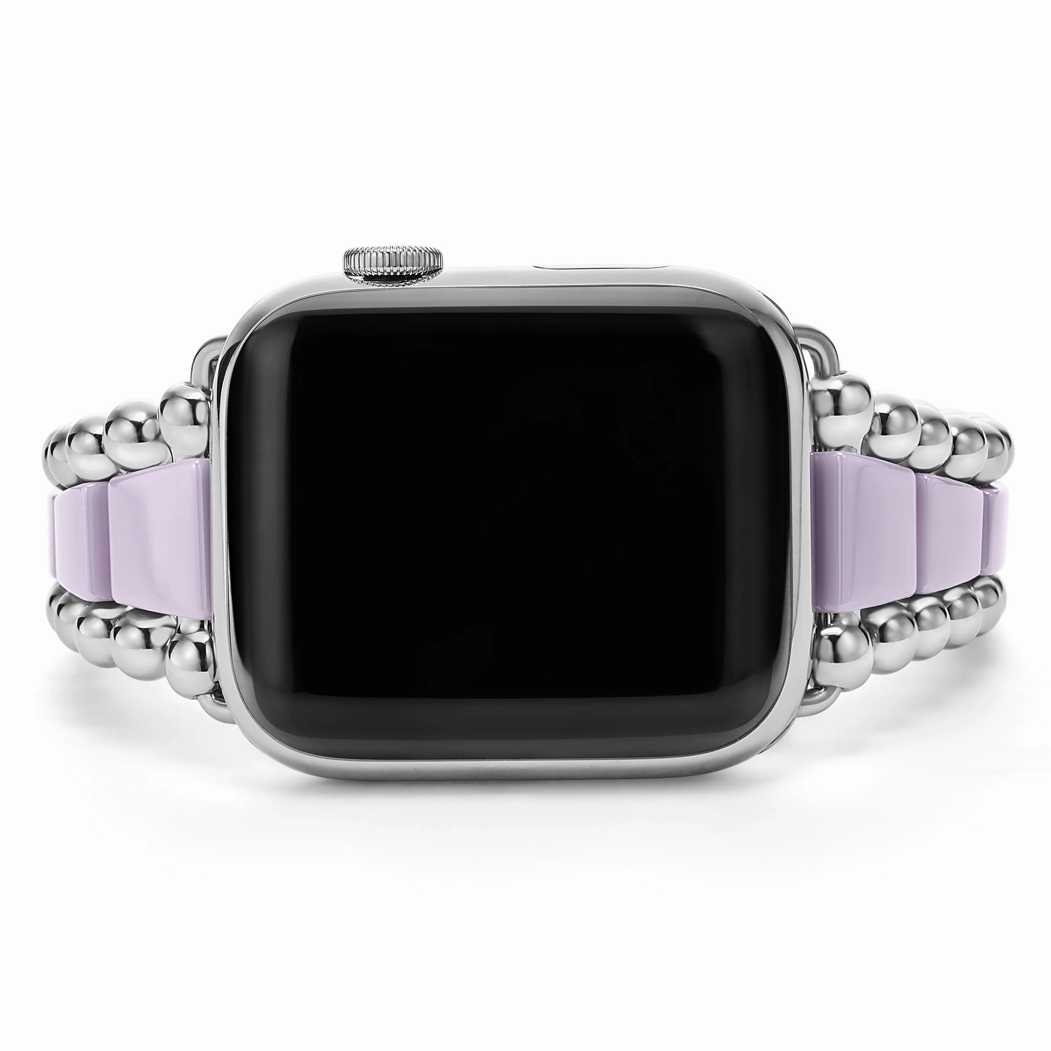Smart Caviar Lilac Ceramic and Stainless Steel Watch Bracelet-42-49mm