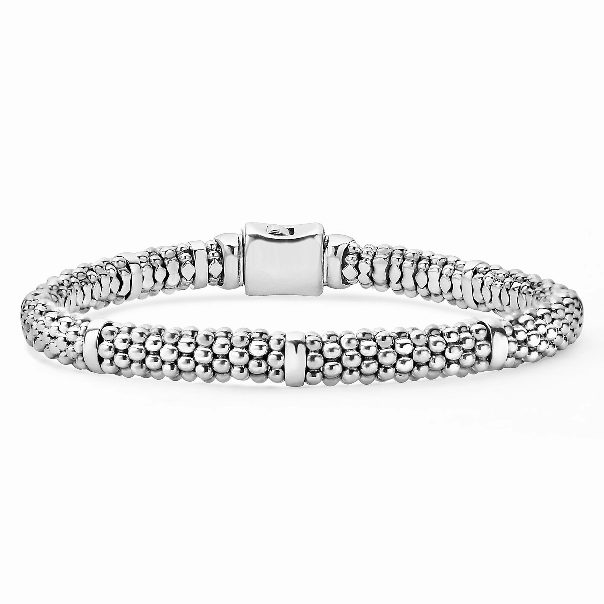 Smart Caviar Sterling Silver Bracelet Gift Set
