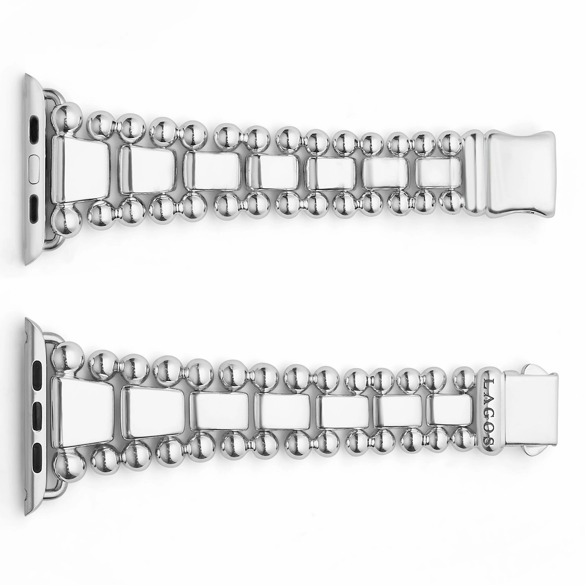 Smart Caviar Sterling Silver Watch Bracelet-42-49mm