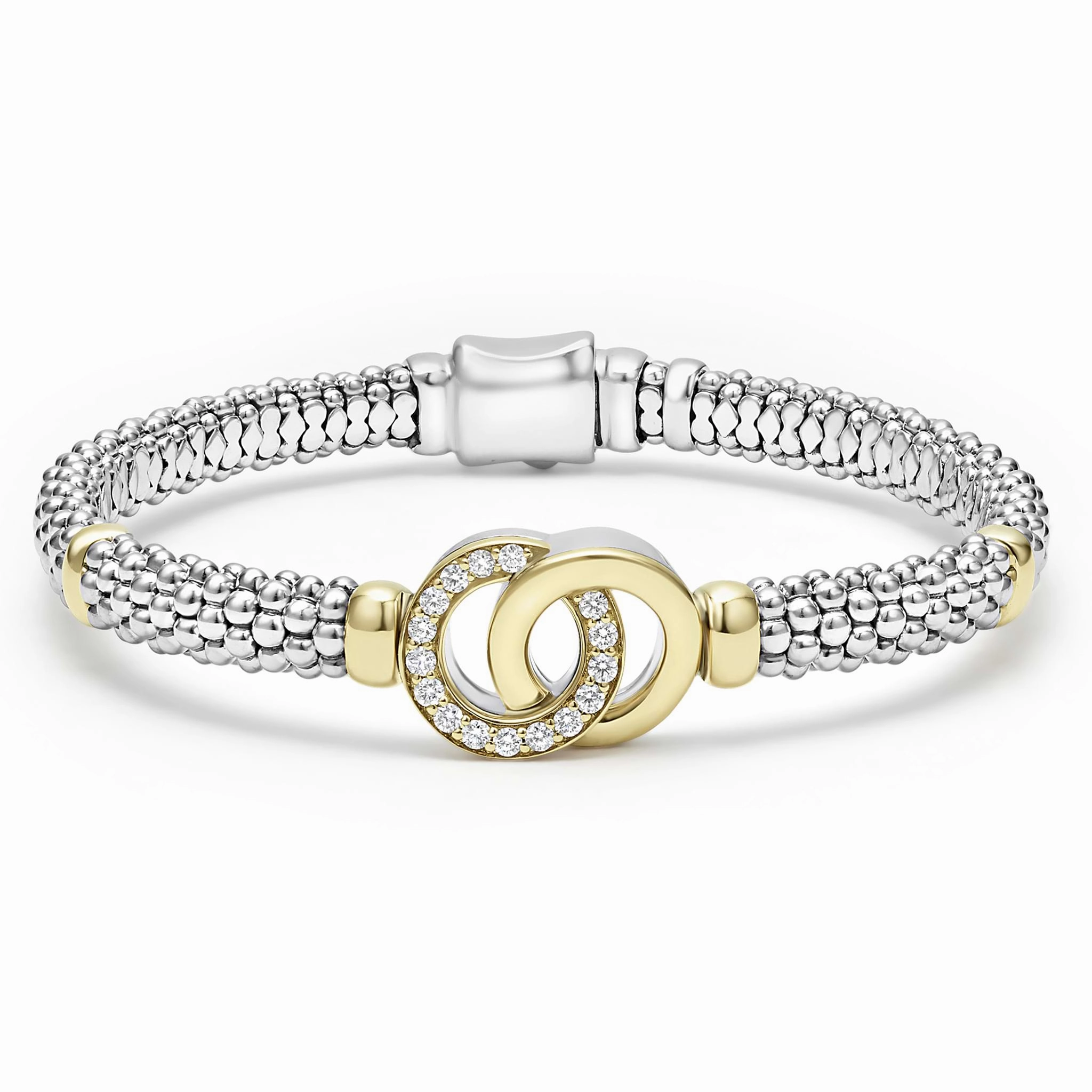Smart Caviar Two-Tone Interlocking Diamond Smart Caviar Gift Set