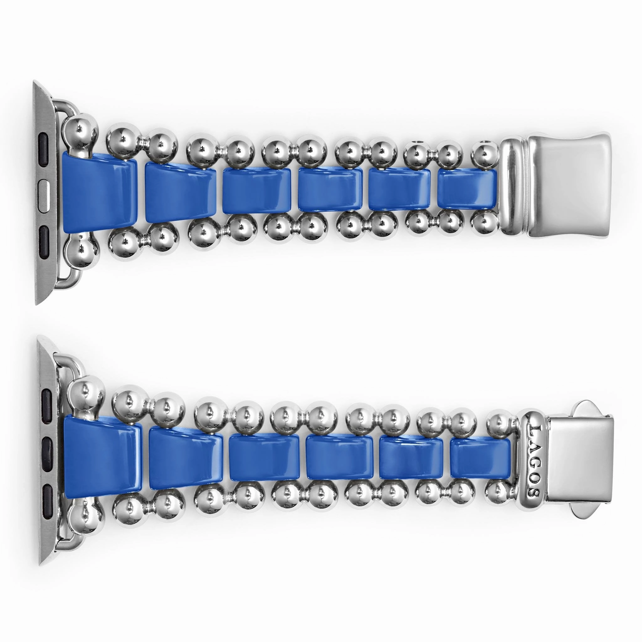 Smart Caviar Ultramarine Ceramic and Stainless Steel Watch Bracelet-42-49mm