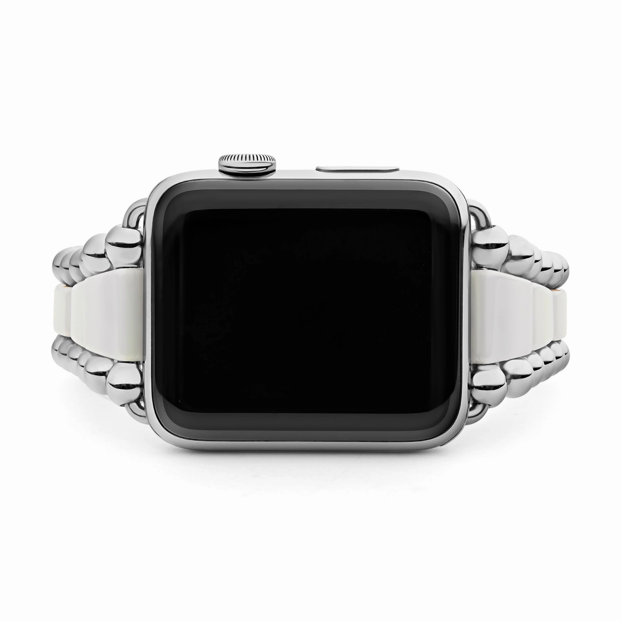 Smart Caviar White Ceramic and Stainless Steel Watch Bracelet-42-49mm