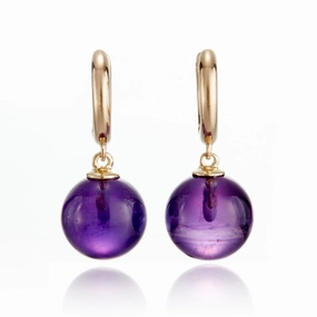Soho Earrings in Amethyst