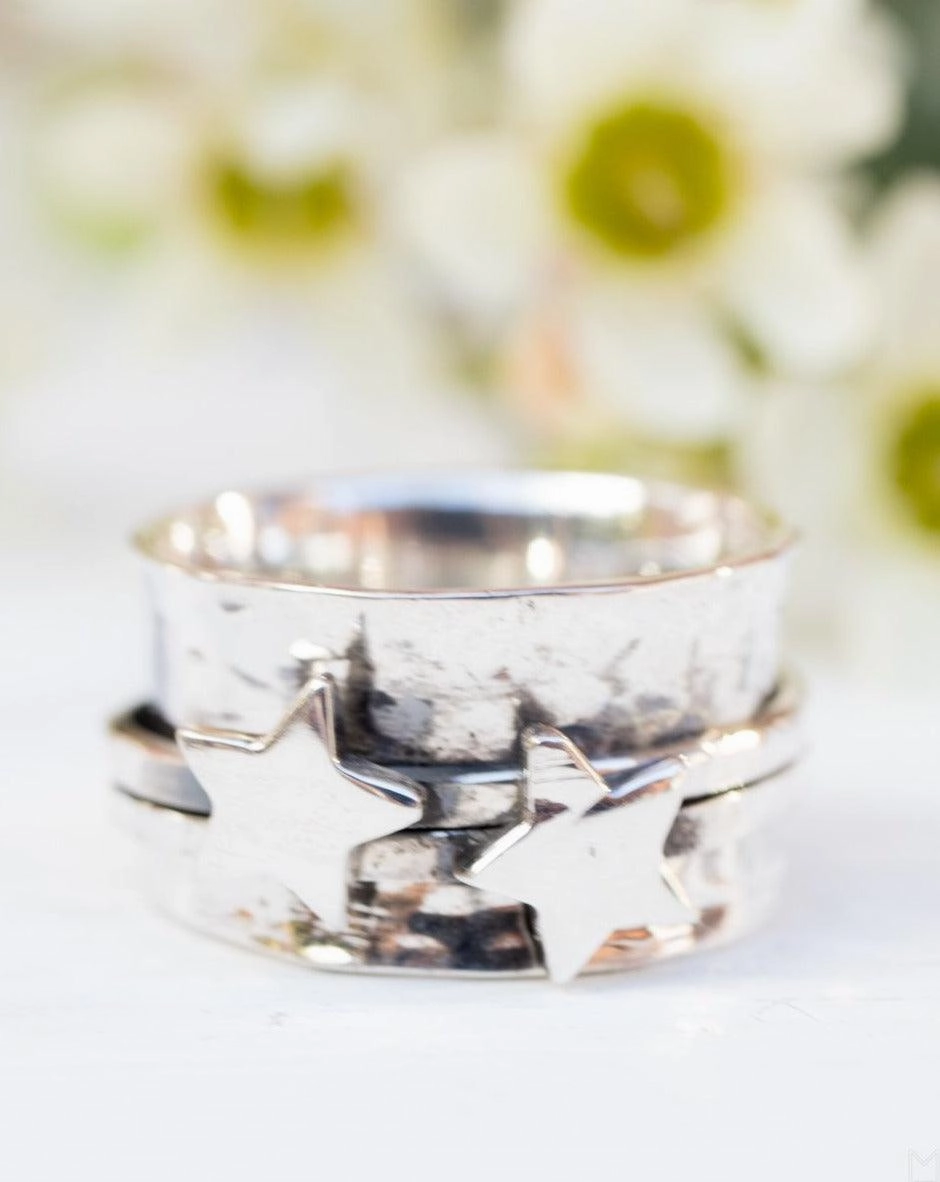 Spinner Ring ~Sterling Silver 925 ~ MS007