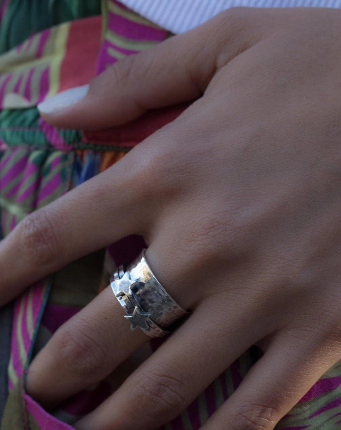 Spinner Ring ~Sterling Silver 925 ~ MS007