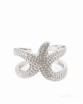 Star Fish Ring~ Sterling Silver 925~ SMR027
