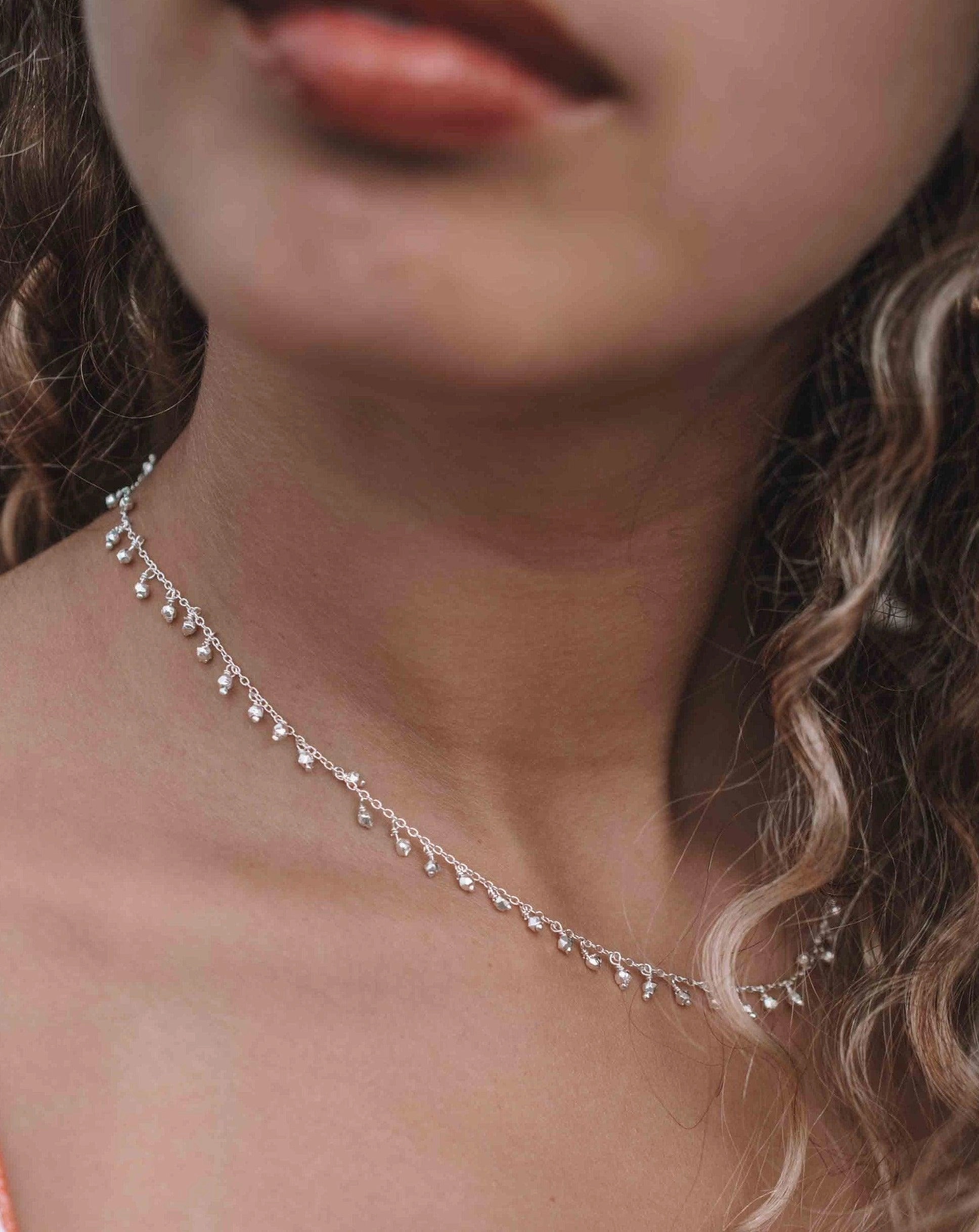 Sterling Silver 925 or Gold Vermeil Choker ~MN111