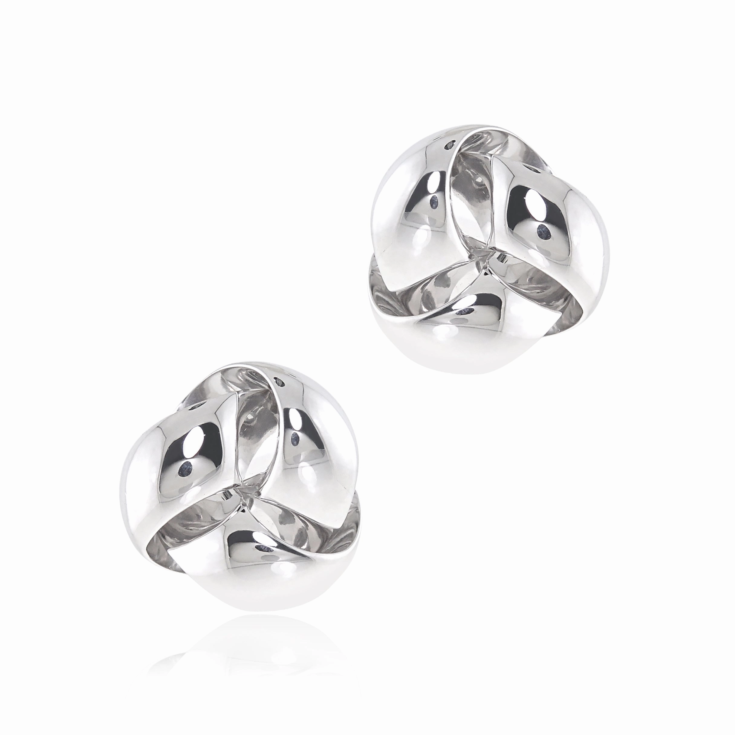 Sterling Silver Knot Earrings