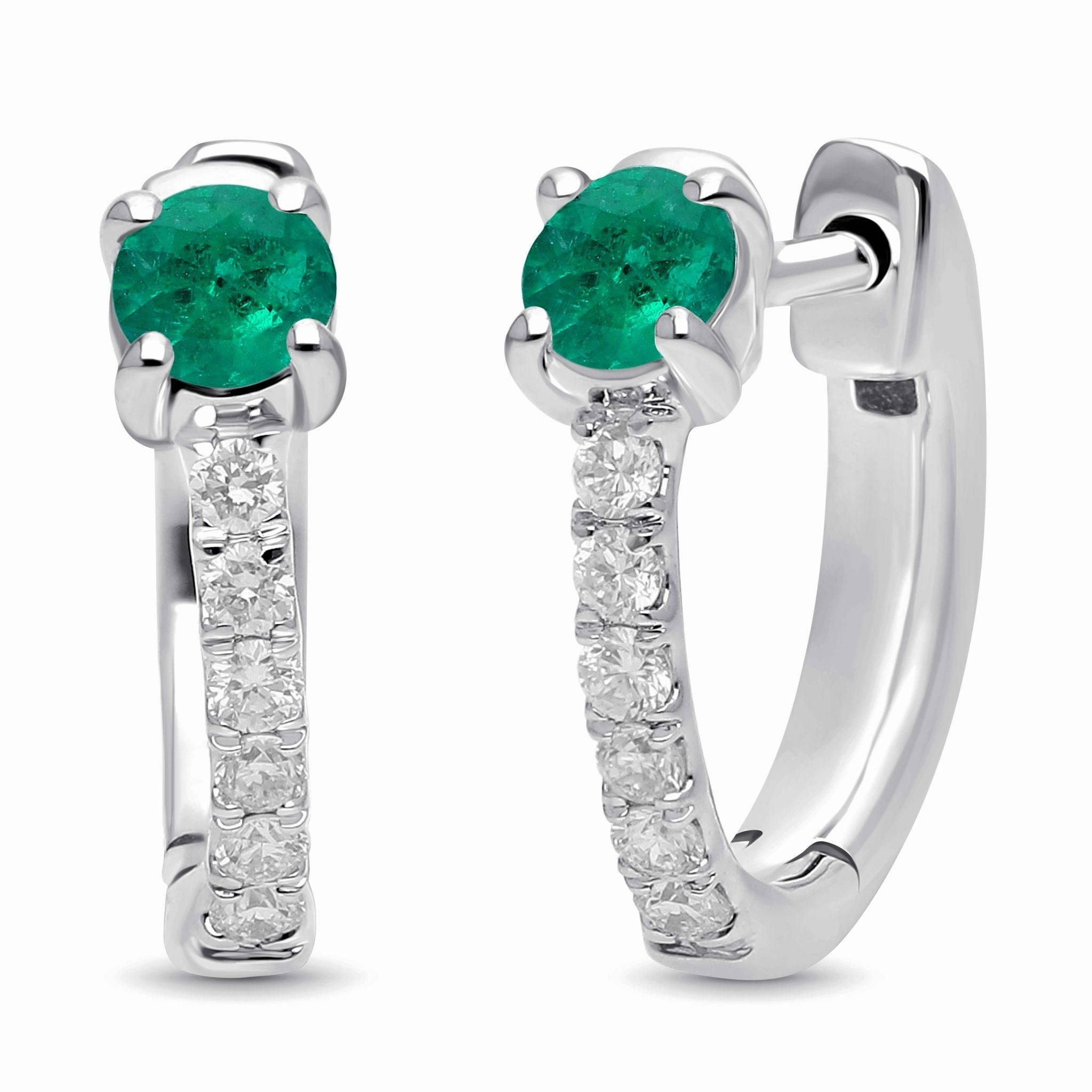 Stile Hoop Earrings - WG
