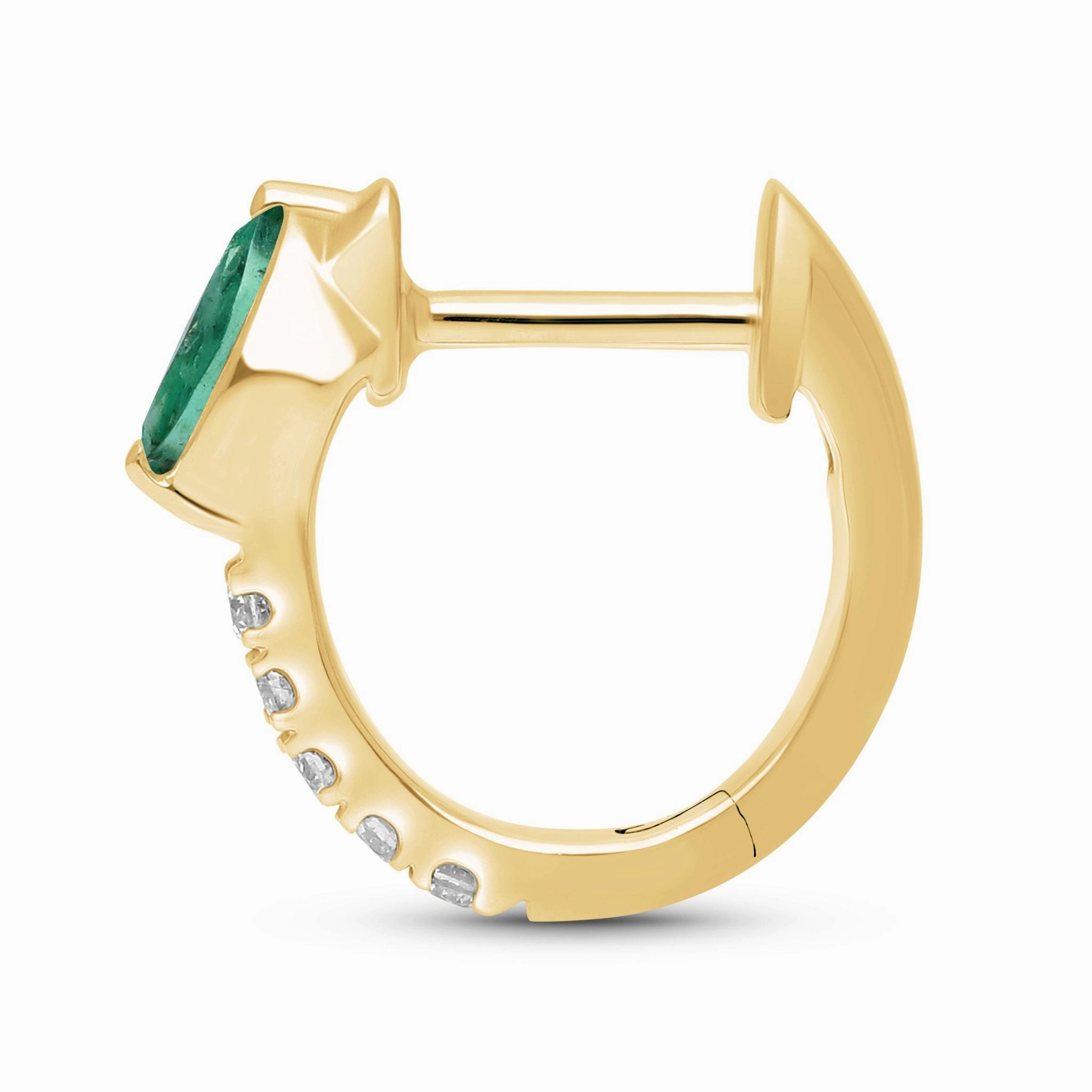 Stile Hoop Earrings - YG