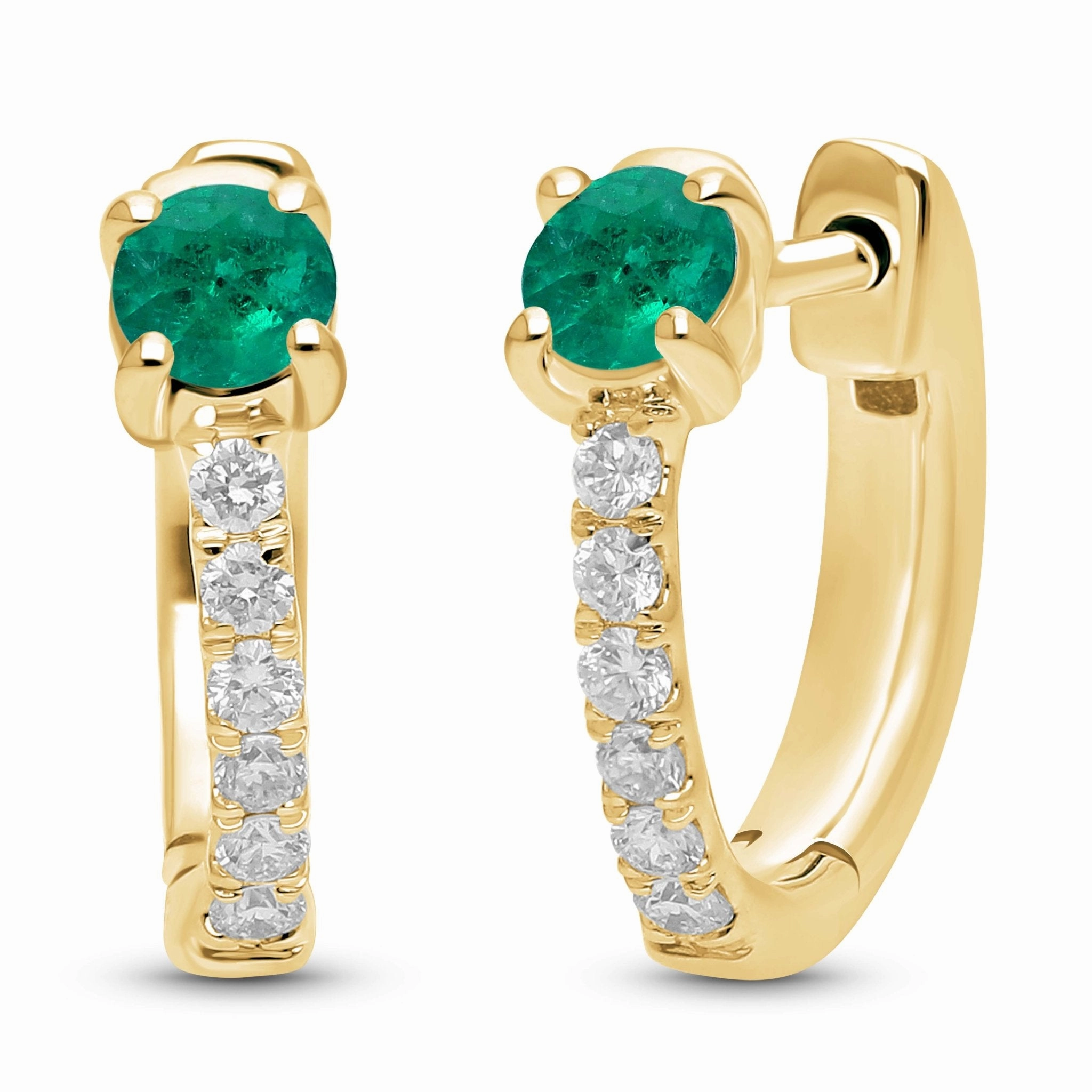 Stile Hoop Earrings - YG