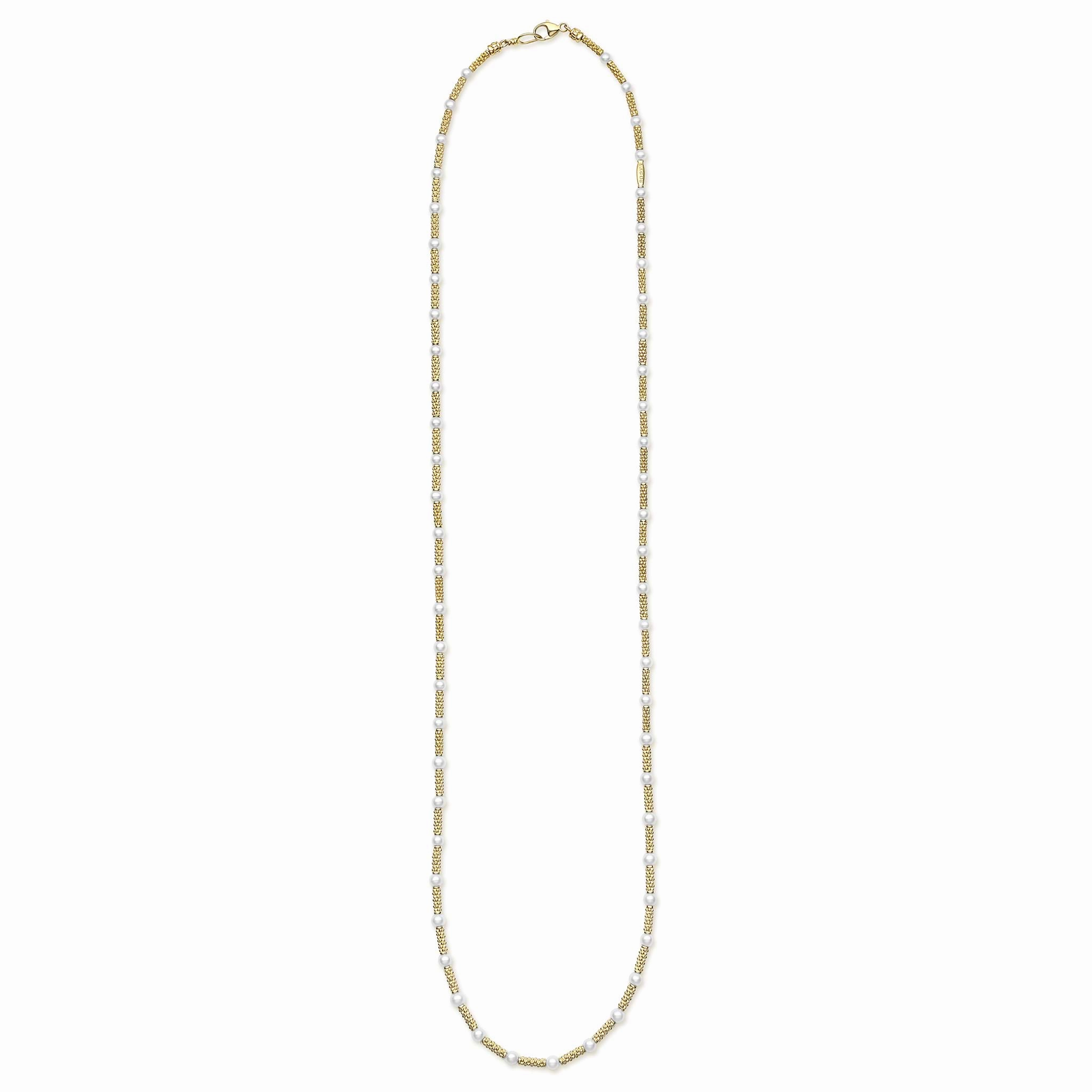 Studio 18K Caviar Gold Pearl Necklace