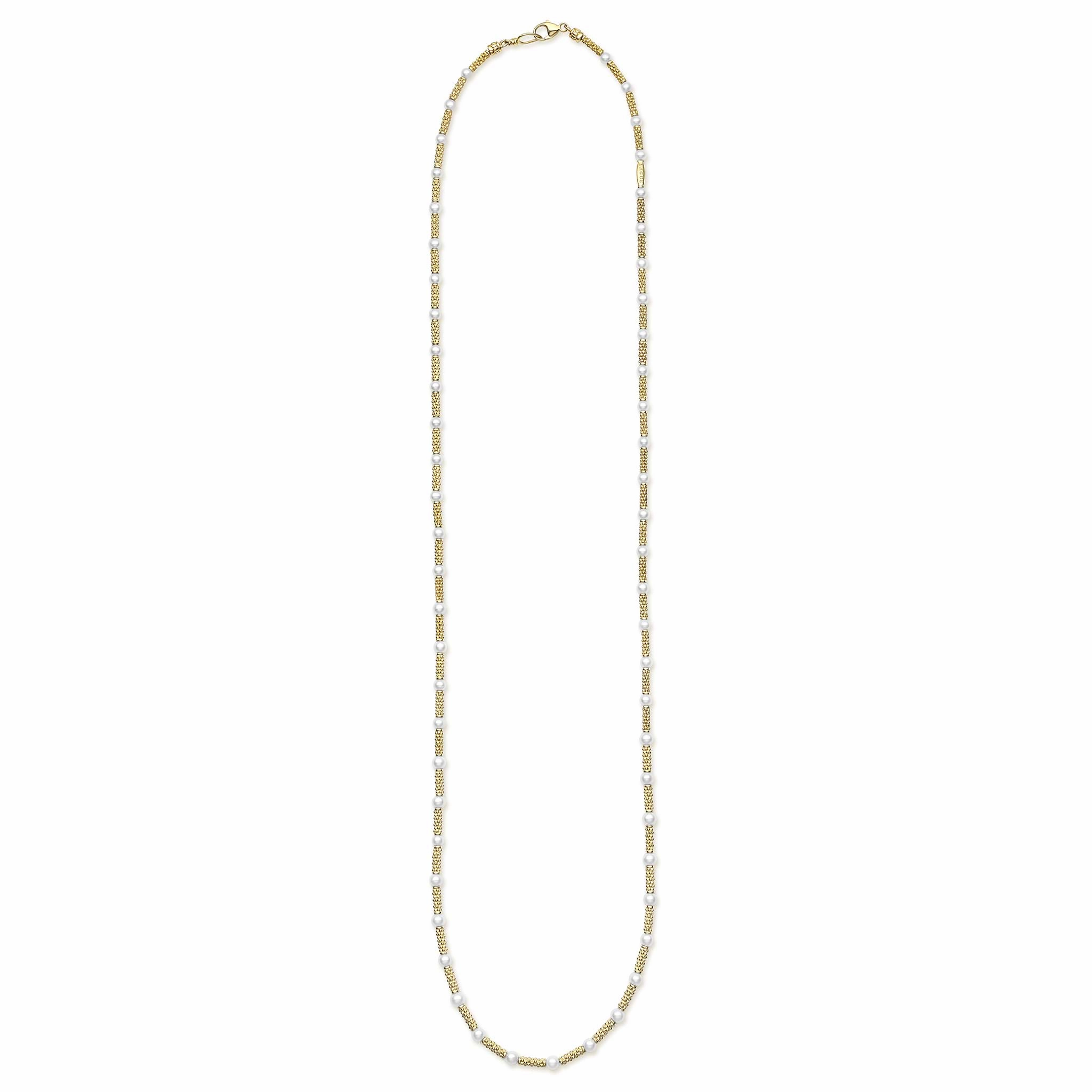 Studio 18K Caviar Gold Pearl Necklace