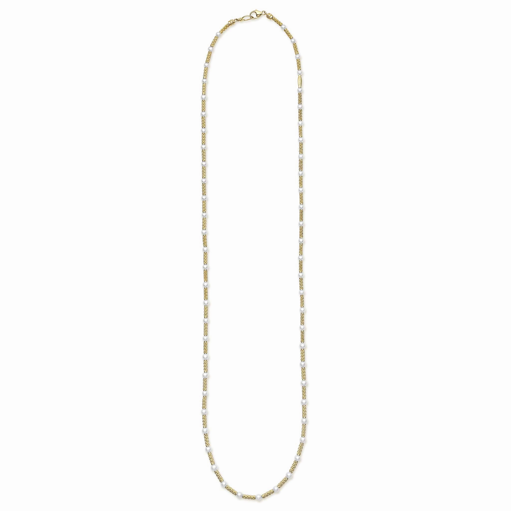 Studio 18K Caviar Gold Pearl Necklace