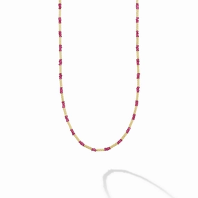 Studio 18K Gold and Ruby Necklace