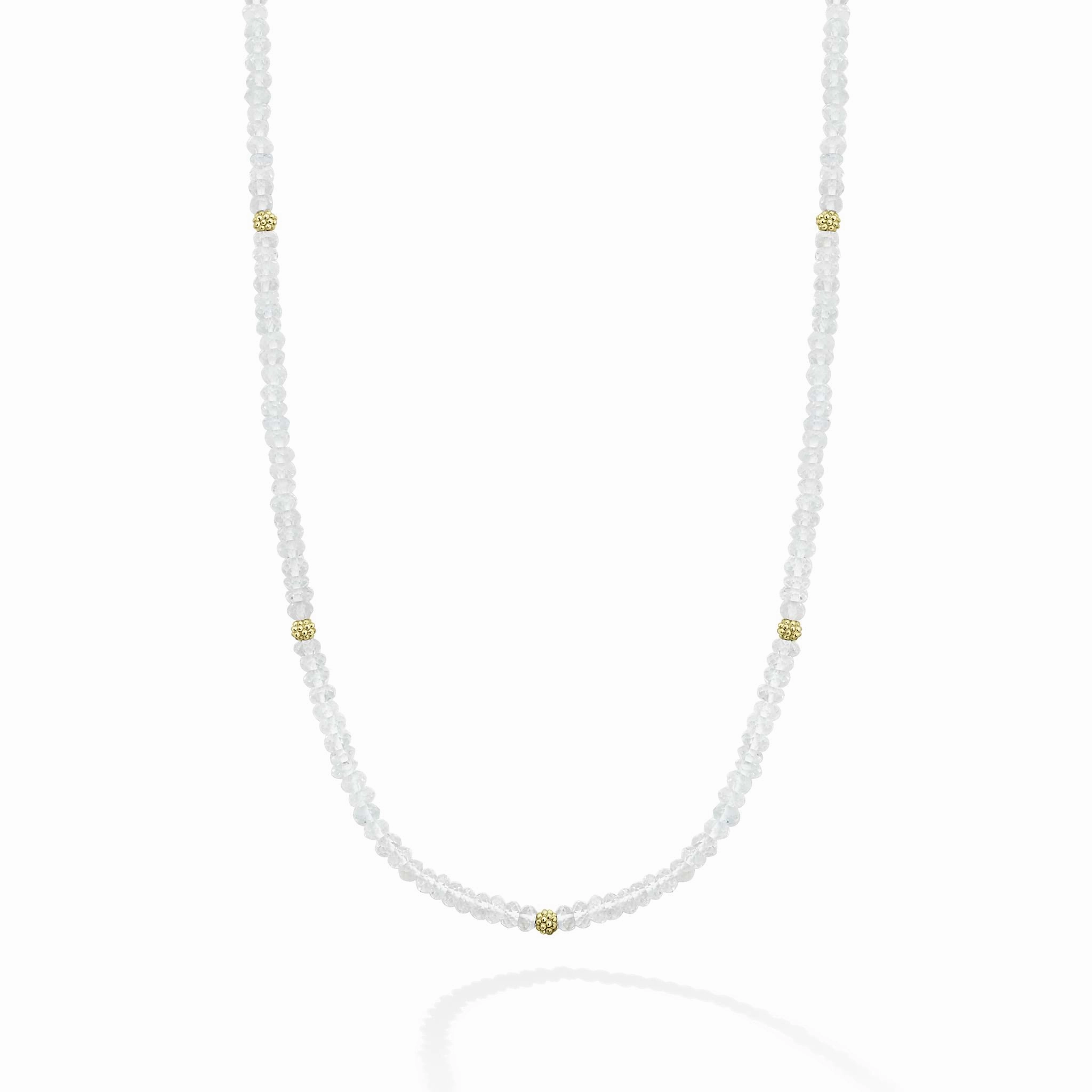 Studio 18K Gold Aquamarine Necklace