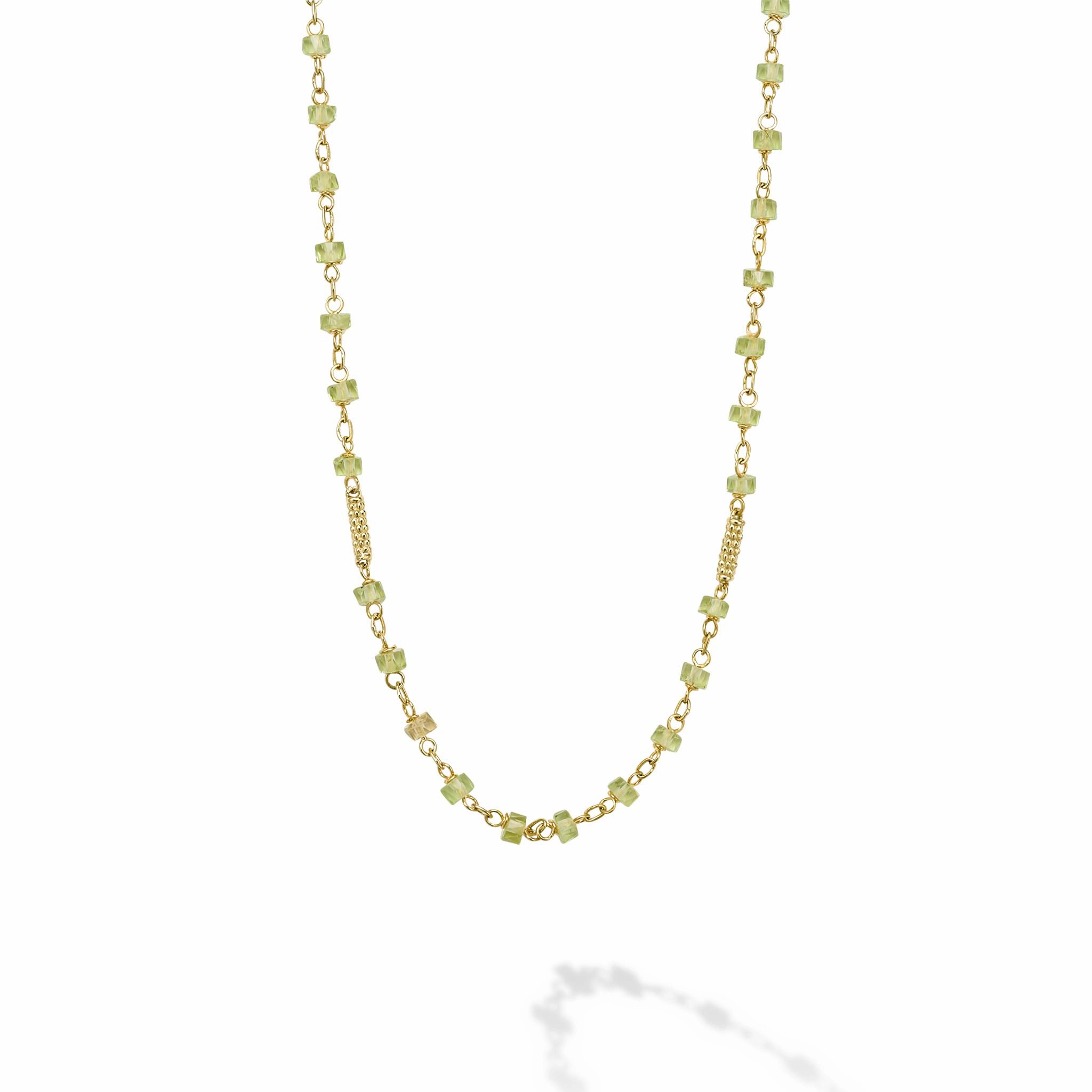 Studio 18K Gold Peridot Necklace