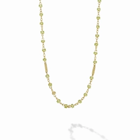 Studio 18K Gold Peridot Necklace