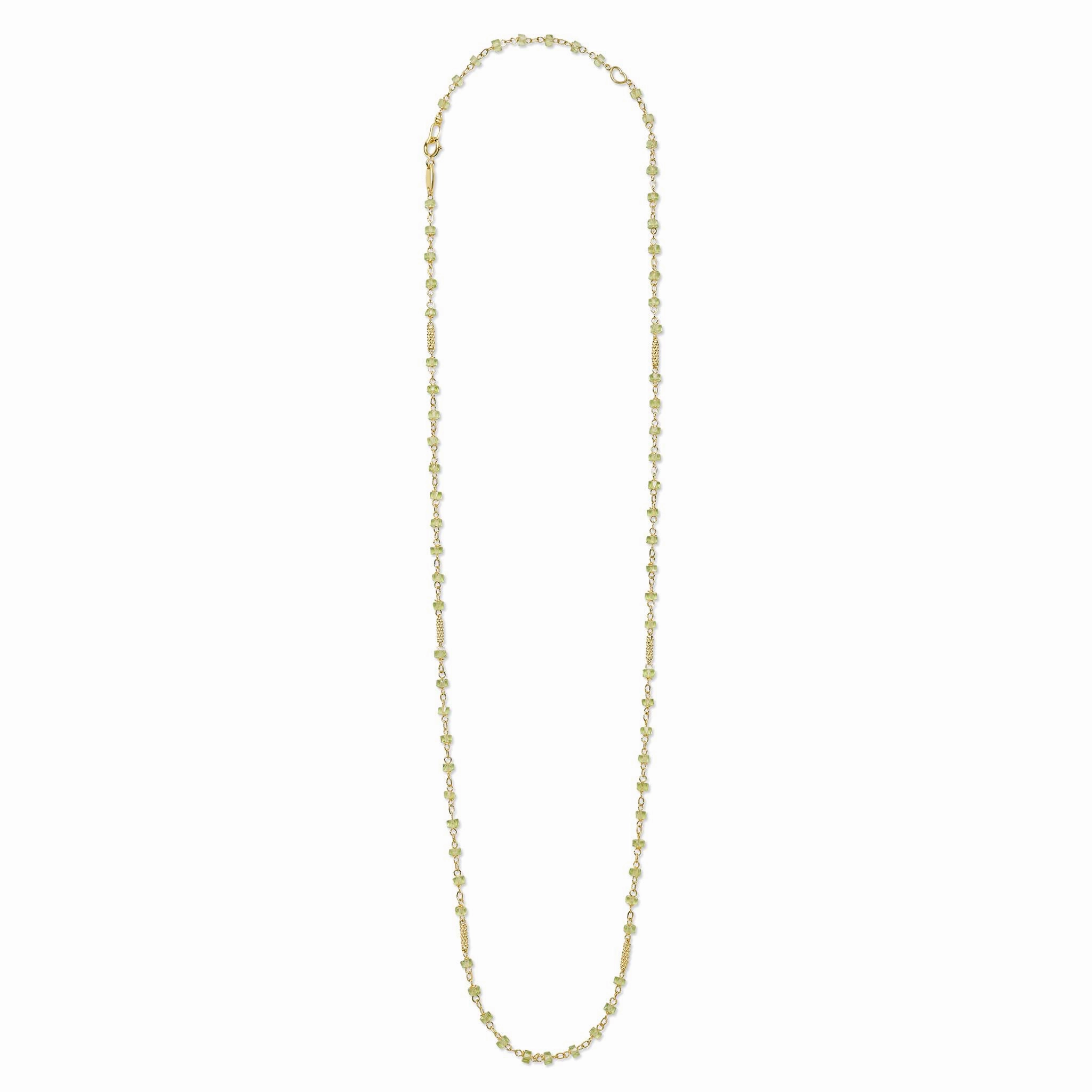 Studio 18K Gold Peridot Necklace