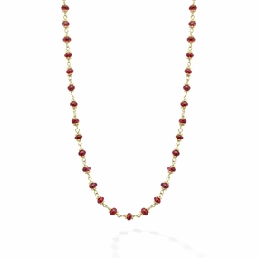 Studio 18K Gold Ruby Necklace