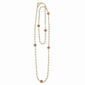 Studio 18K Gold Yellow Sapphire Long Necklace