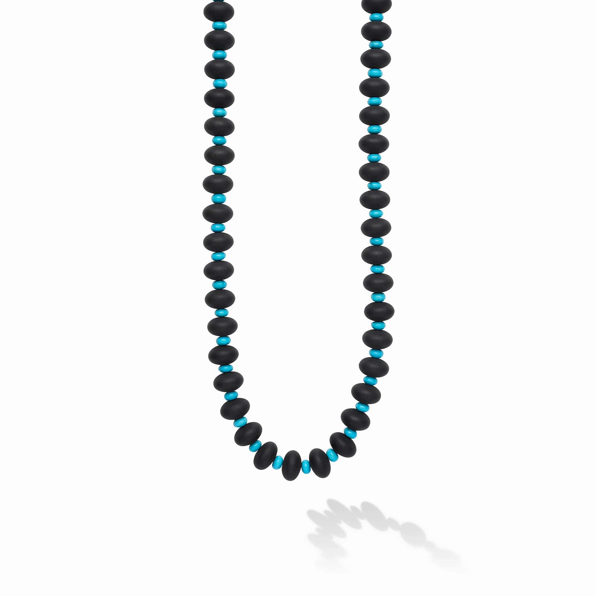 Studio 18K Onyx and Turquoise Necklace
