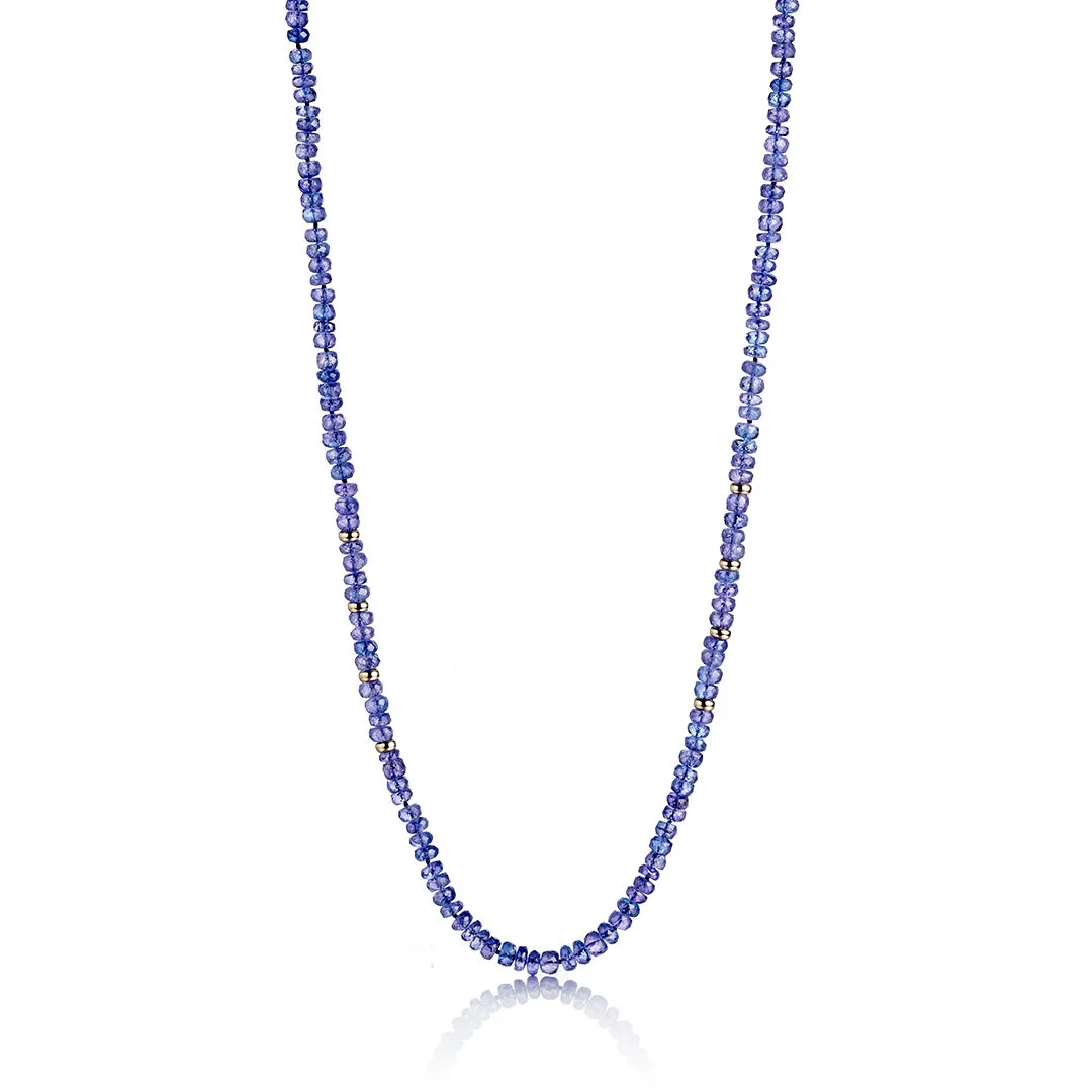 Tanzanite Rope Necklace