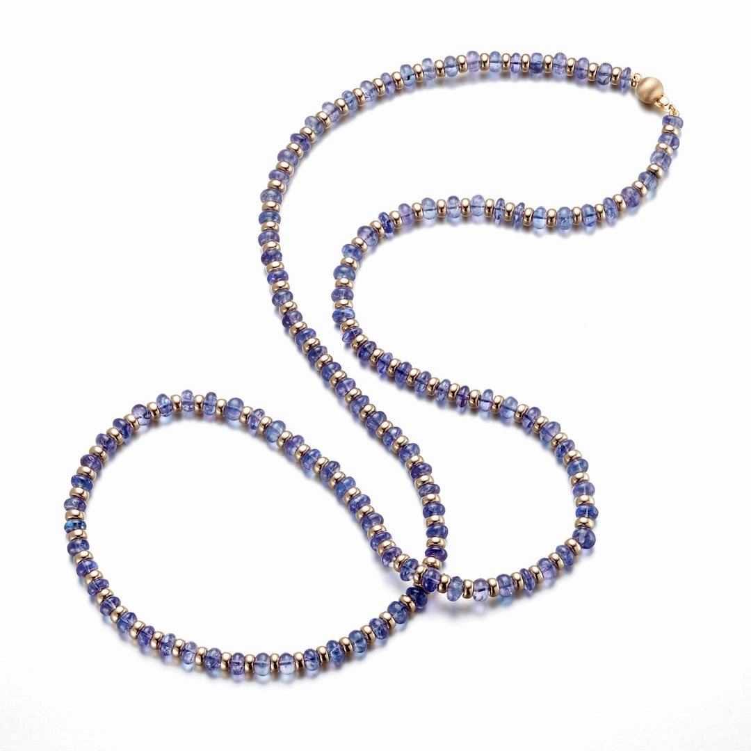 Tanzanite & Gold Necklace