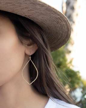Tear Drop  Earrings ~ Gold Filled or Sterling Silver ~ ME131