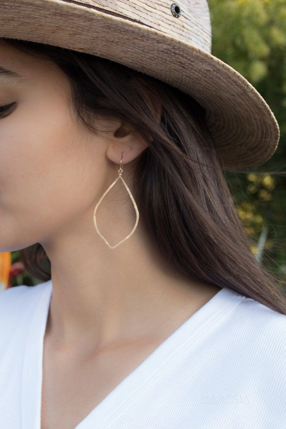 Tear Drop  Earrings ~ Gold Filled or Sterling Silver ~ ME131