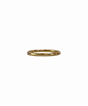 Thin Gold Band Stacking Ring