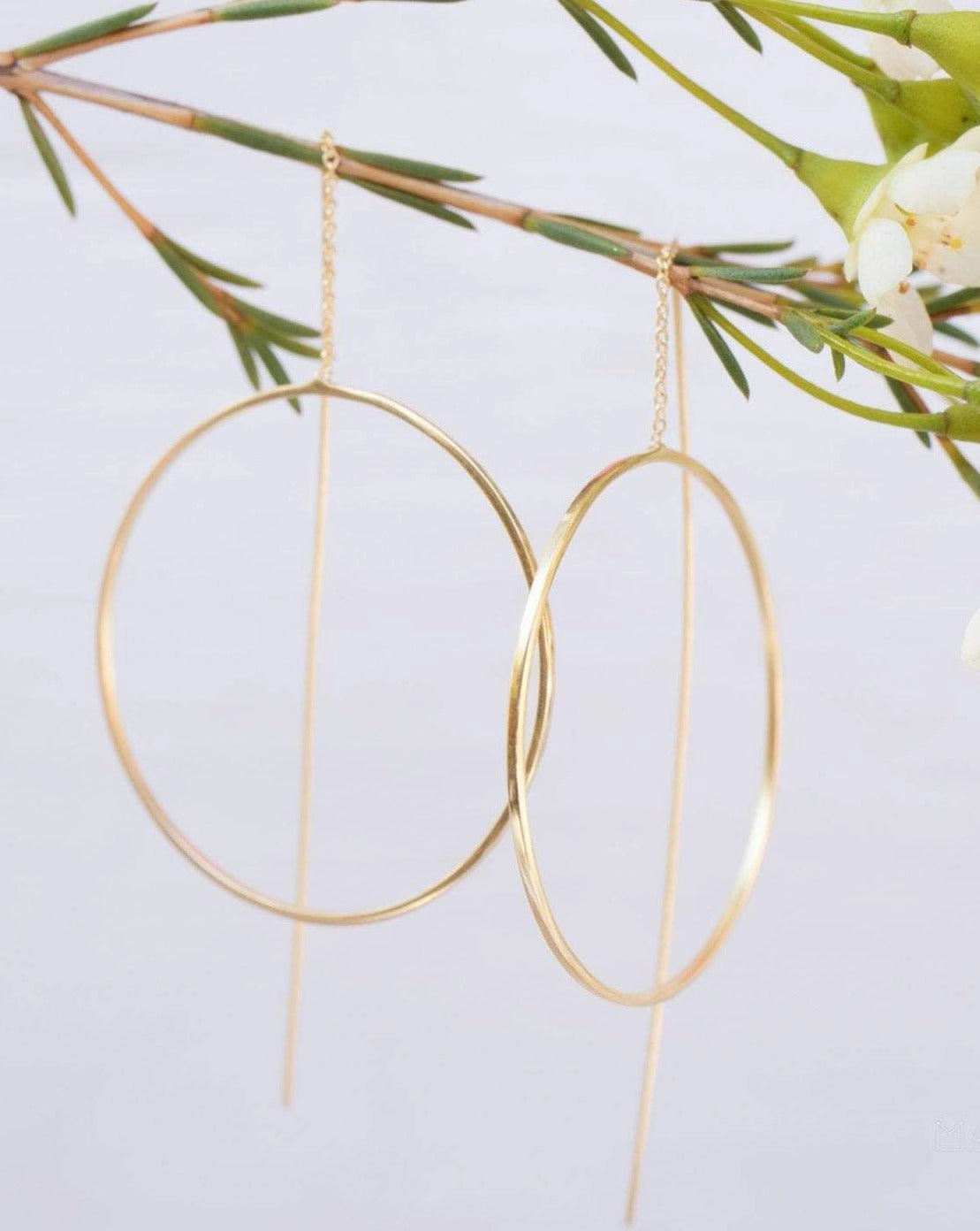 Threader Earrings ~ 18k Gold Plated Earrings ~ ME130