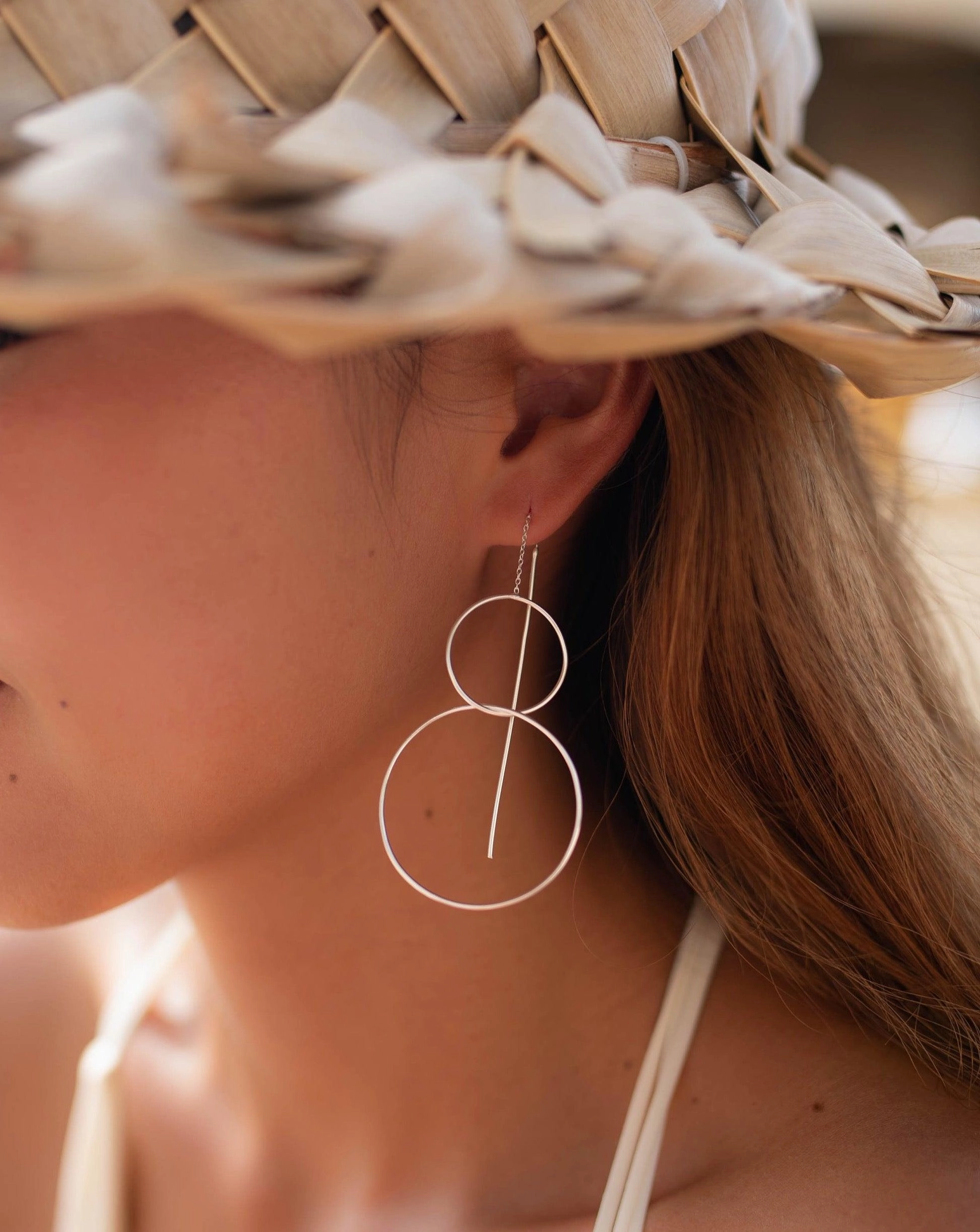 Threader Earrings ~ 18k Gold Plated ~ME095